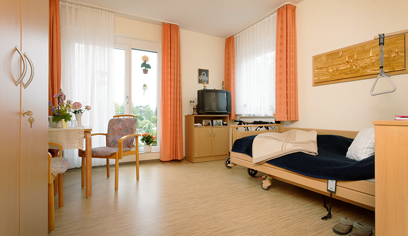 Bewohnerzimmer im Seniorenzentrum Elisabethstraße