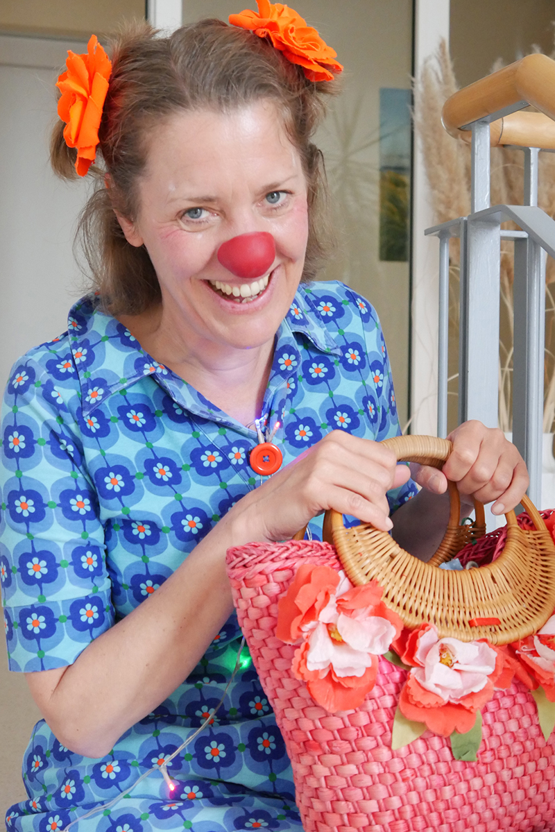 Katja Kemnade als „Karlotta“ aus dem Team der Dr. Clowns