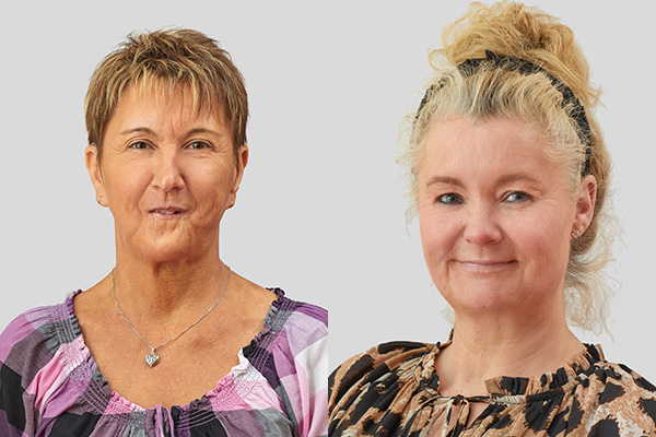 Pflegeberaterinnen Schelp und Zimmermann